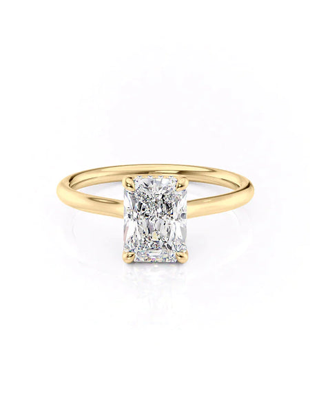 Radiant Yellow Gold 14K The Ellie, Radiant Yellow Gold 18K The Ellie