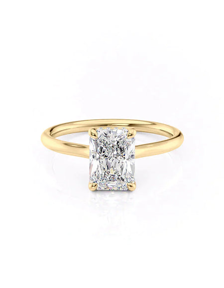 Radiant Yellow Gold 14K The Ellie, Radiant Yellow Gold 18K The Ellie