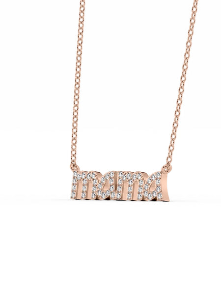 14k Rose Gold Mama Pendant