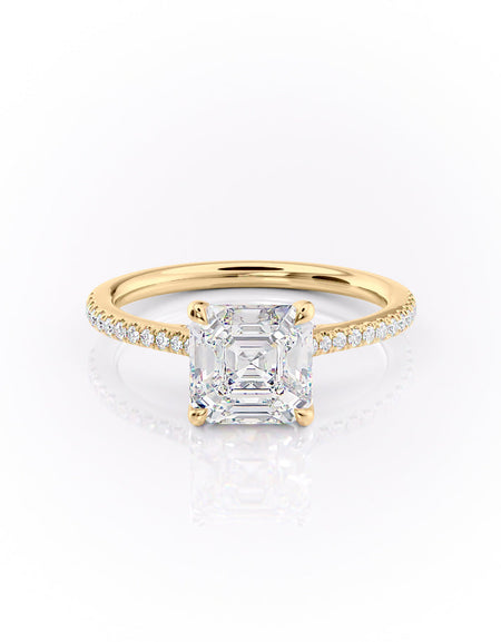 The Pave Claire 2ct YG ASH