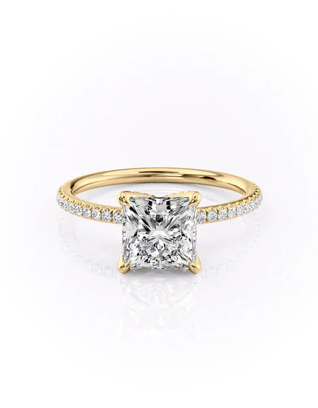 The Pave Petal Kamellie YG PR