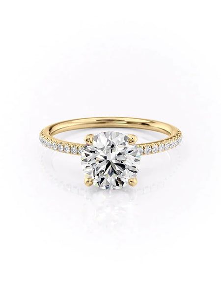 The Pave Petal Kamellie YG R