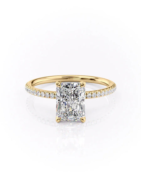 The Pave Petal Kamellie YG RAD