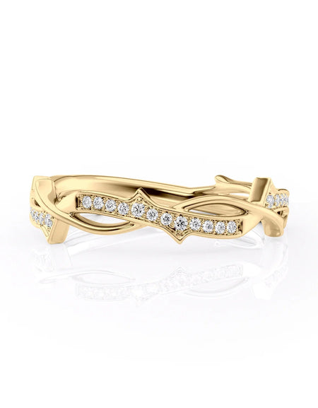 The Pave Twig ct YG 