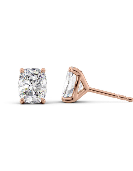 Stud Earrings 5ct RG ECU
