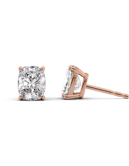 Basket Stud Earrings 5ct RG ECU