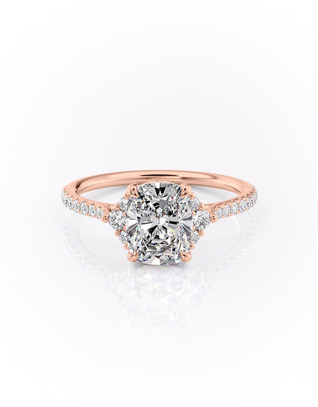 The Pave Victoria 2ct RG ECU