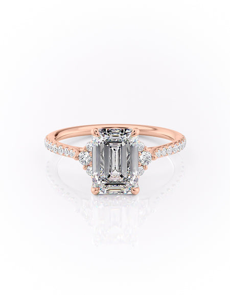 The Pave Victoria 2ct RG EM