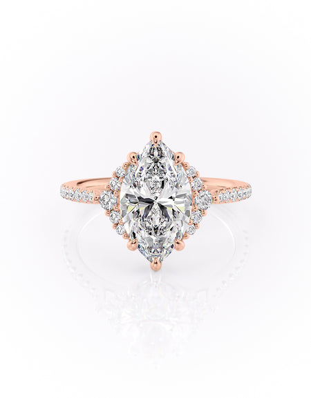 The Pave Victoria 2ct RG MQ