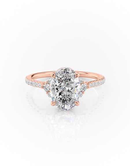 The Pave Victoria 2ct RG OV