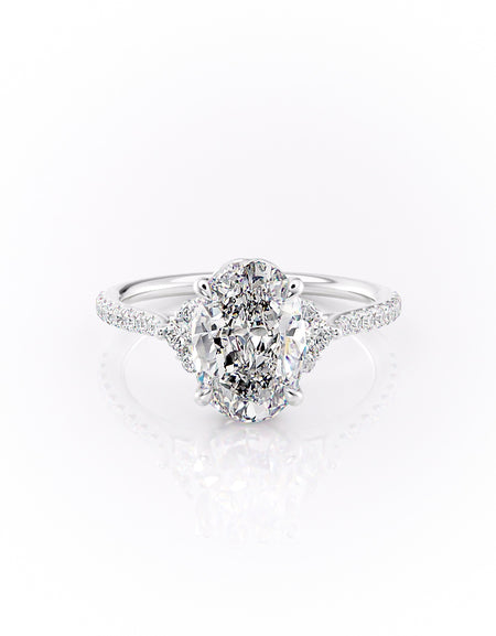 The Pave Victoria 2ct WG OV
