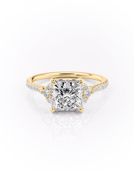 The Pave Victoria 2ct YG PR