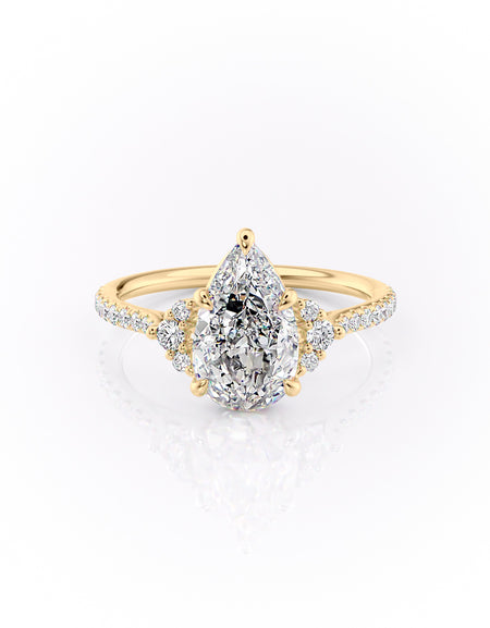 The Pave Victoria 2ct YG PS