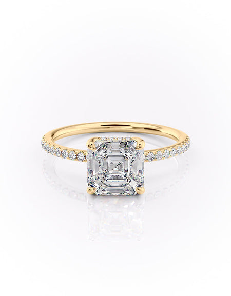 The Pave Sarah 2ct YG ASH