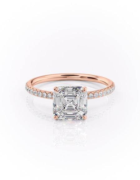 The Pave Lily 2ct RG ASH