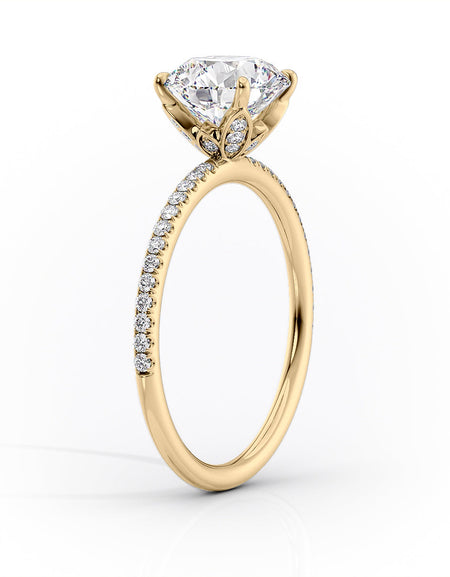 The Pave Lily YG OV