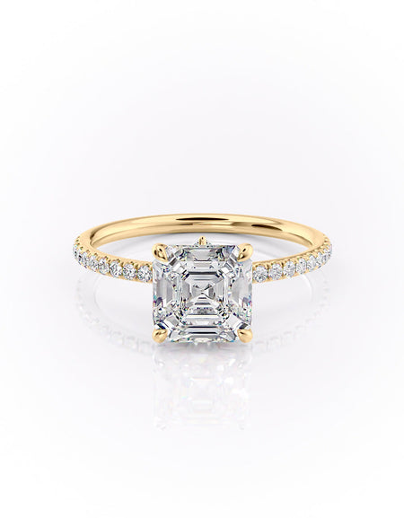 The Pave Luna 2ct YG ASH