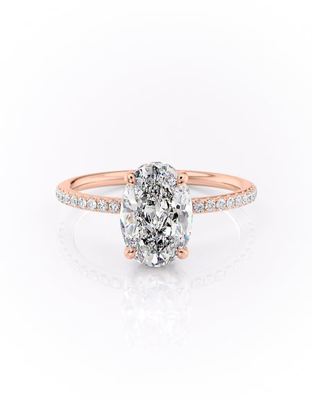 The Pave Sandra 2ct RG OV