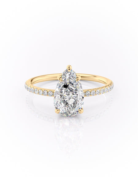 The Pave Sandra 2ct YG PS