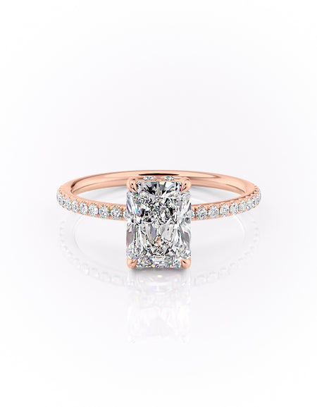 The Pave Sandra 2ct RG RAD
