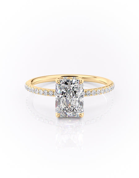 The Pave Sandra 2ct YG RAD