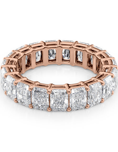 4.5ct Radiant Eternity 6ct RG RAD