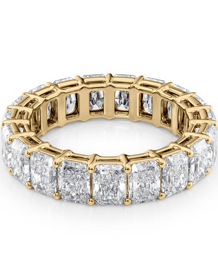 4.5ct Radiant Eternity 6ct YG RAD