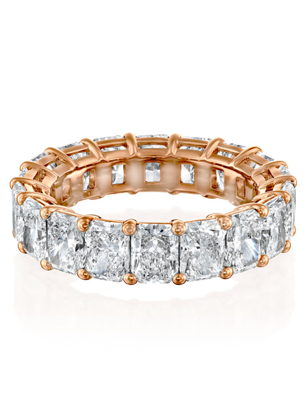 4.5ct Radiant Eternity 7ct RG RAD