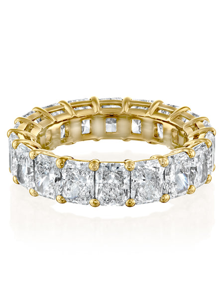 4.5ct Radiant Eternity 7ct YG RAD