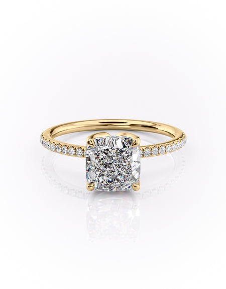 The Pave Lisa 2ct YG CU