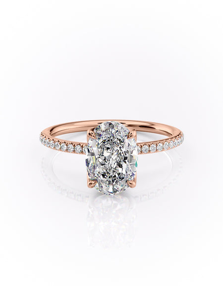 The Pave Lisa 2ct RG OV