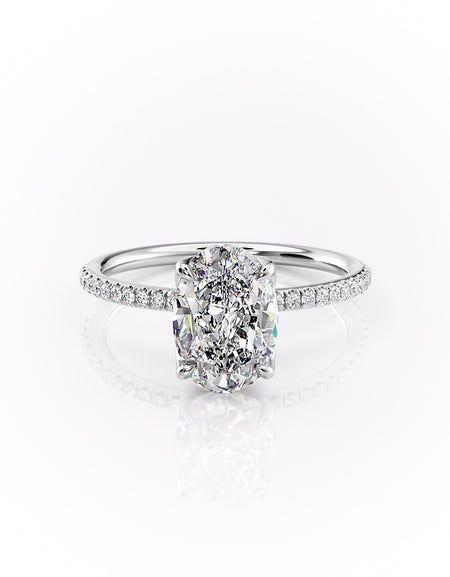 The Pave Lisa 2ct WG OV