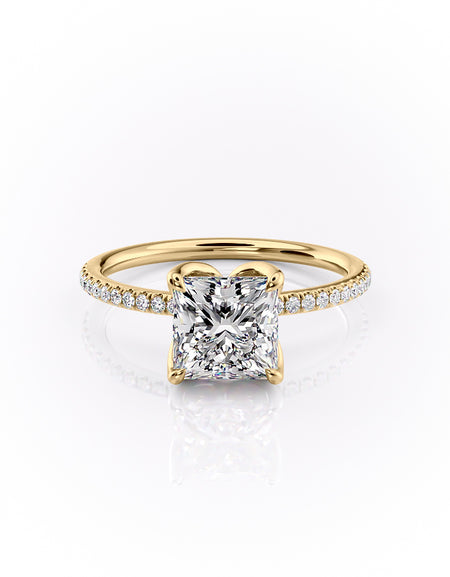 The Pave Lisa 2ct YG PR