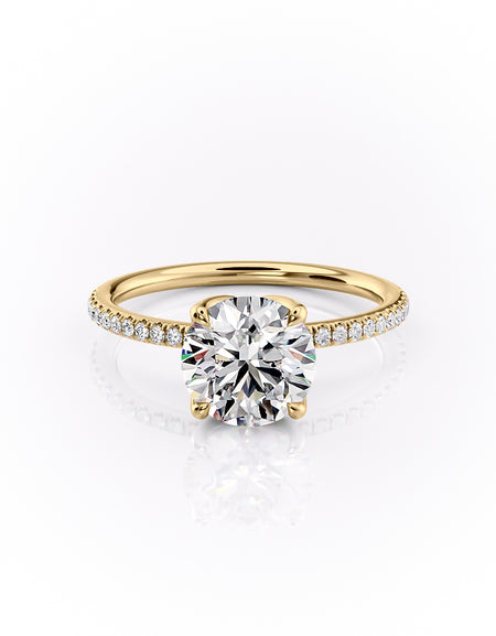 The Pave Lisa 2ct YG R