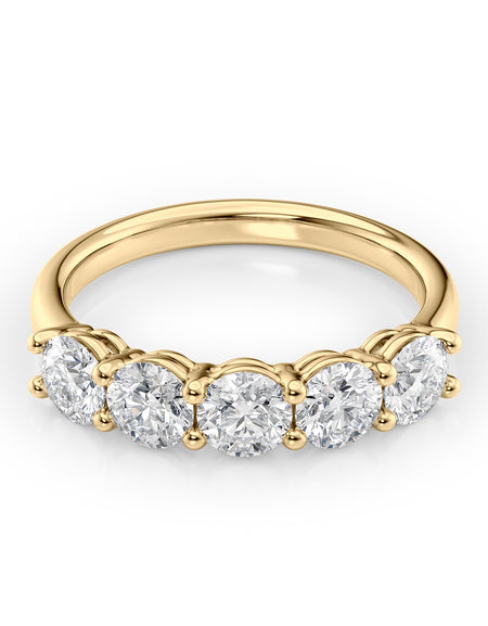 Round Anniversary 1.5ct YG R