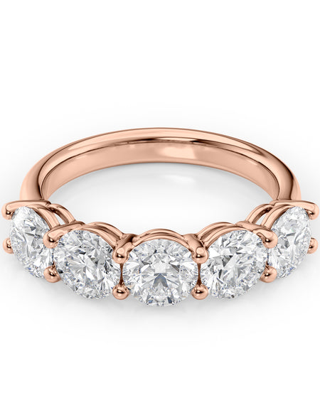 Round Anniversary 2.5ct RG R