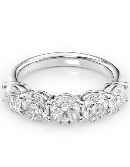 Round Anniversary 2.5ct WG R