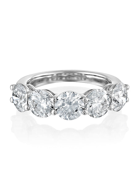 3.5ct Round Anniversary 3.5ct WG R