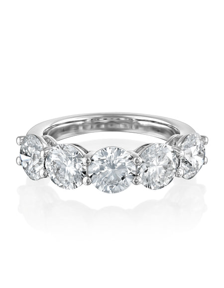 3.5ct Round Anniversary 3.5ct WG R