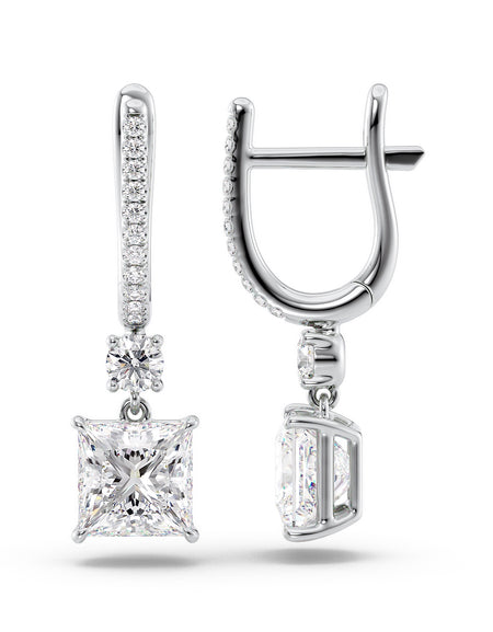 Diamond Drop Earrings 2ct WG PR