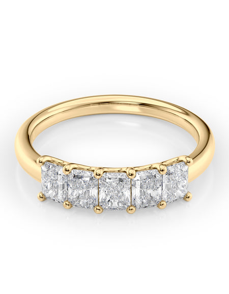 Radiant U Prong Anniversary 1ct YG RAD