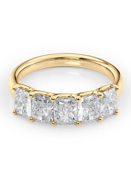 Radiant U Prong Anniversary 1ct YG RAD