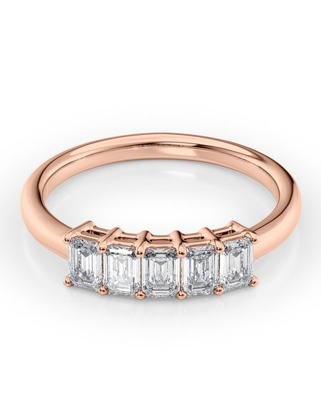 Emerald Anniversary 1ct RG EM