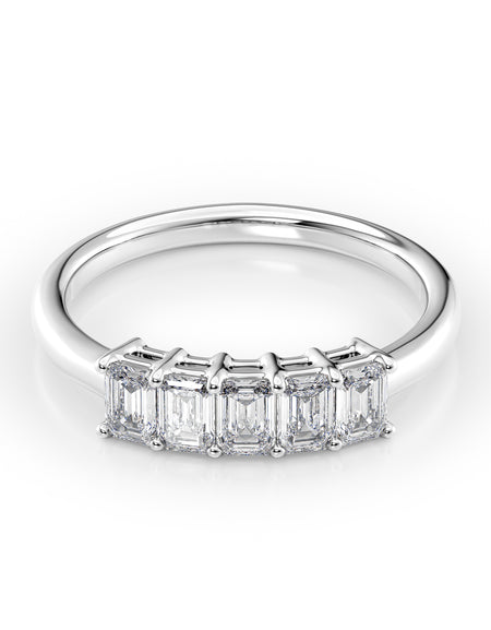 Emerald Anniversary 1ct WG EM