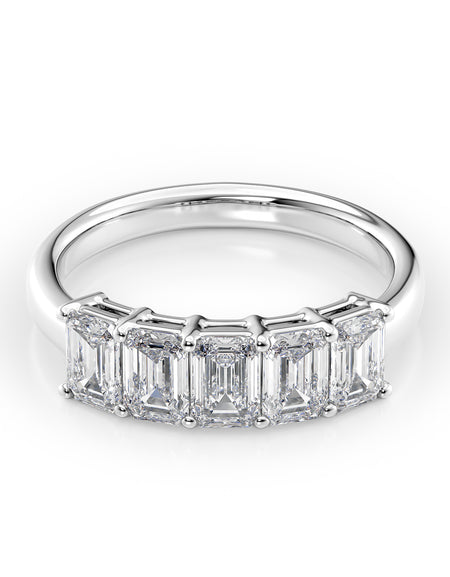 Emerald Anniversary 1ct WG EM