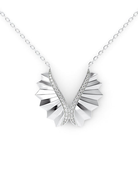 Born To Fly Wings Necklace WG