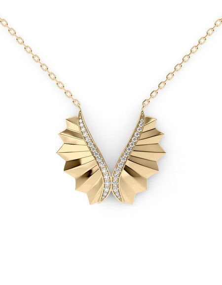 Born To Fly Wings Necklace YG