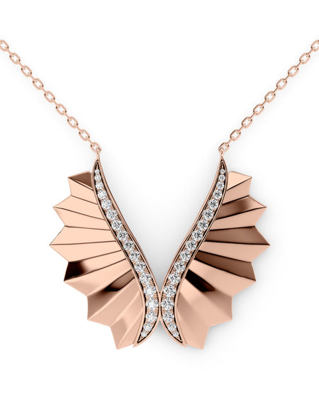 Born To Fly Wings Large Necklace RG