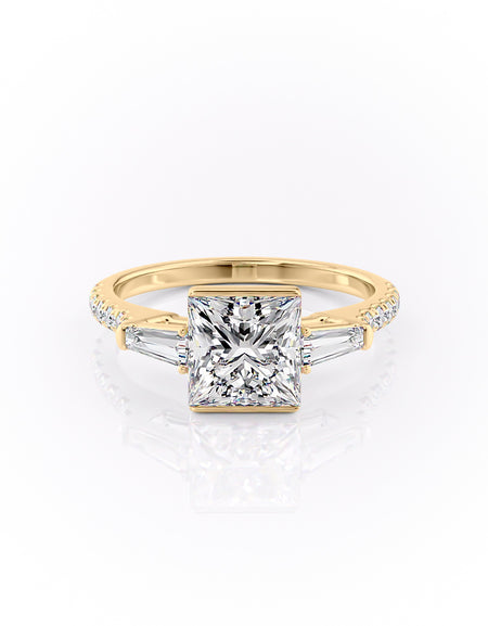The Pave Parker 2ct YG PR