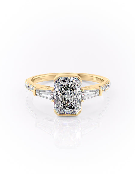 The Pave Parker 2ct YG RAD